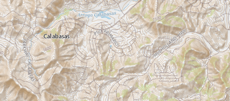Calabasas Map Image