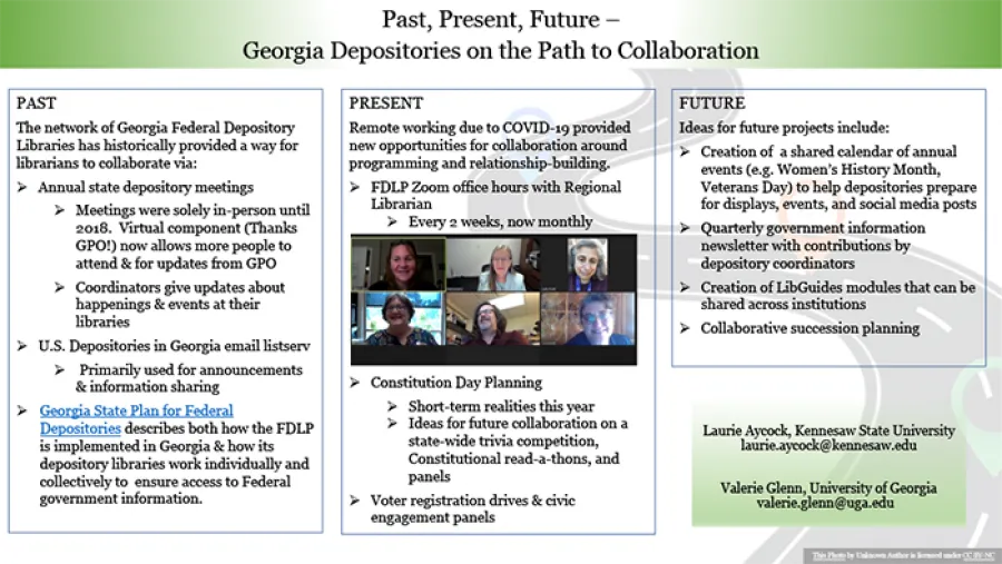 Georgia Depositories Collaboration poster image