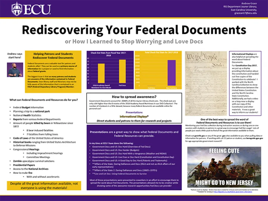 Rediscovering your Fed Docs poster image
