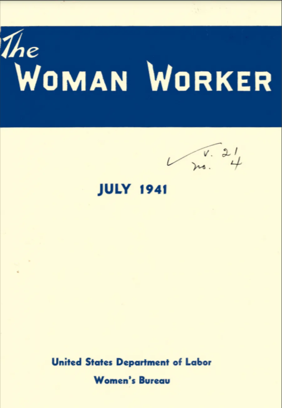 woman working