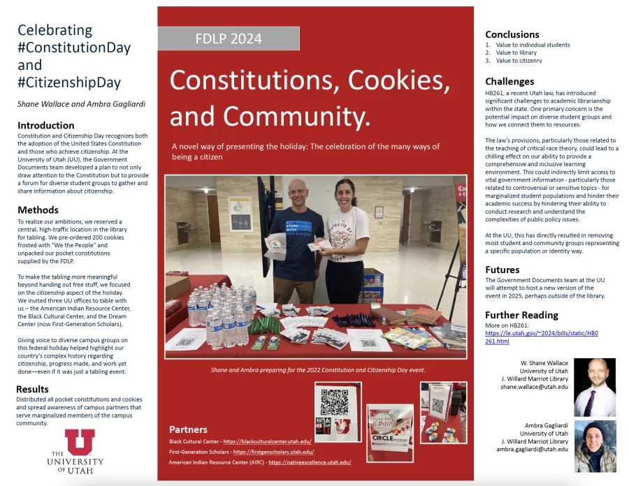 Constitutions Cookies and Community